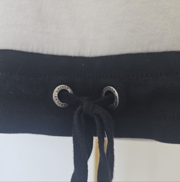 LRL Lauren Jeans Co Ralph Lauren Nautical Striped Sweatshirt Coastal Prep Large - Picture 6 of 7